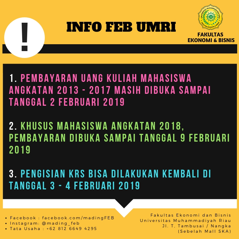 REVISI KRS DAN PEMBAYARAN